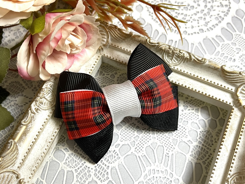 西ミニリボン(500円+金具)