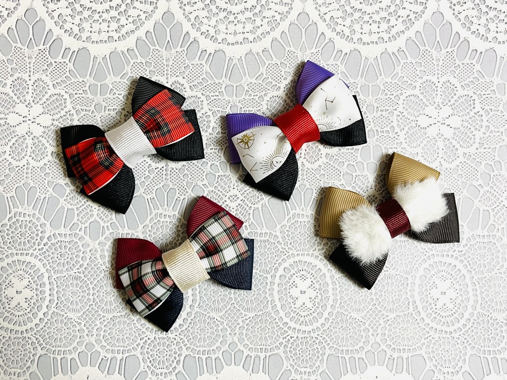 西ミニリボン(500円+金具)