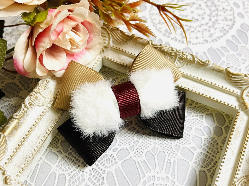 西ミニリボン(500円+金具)