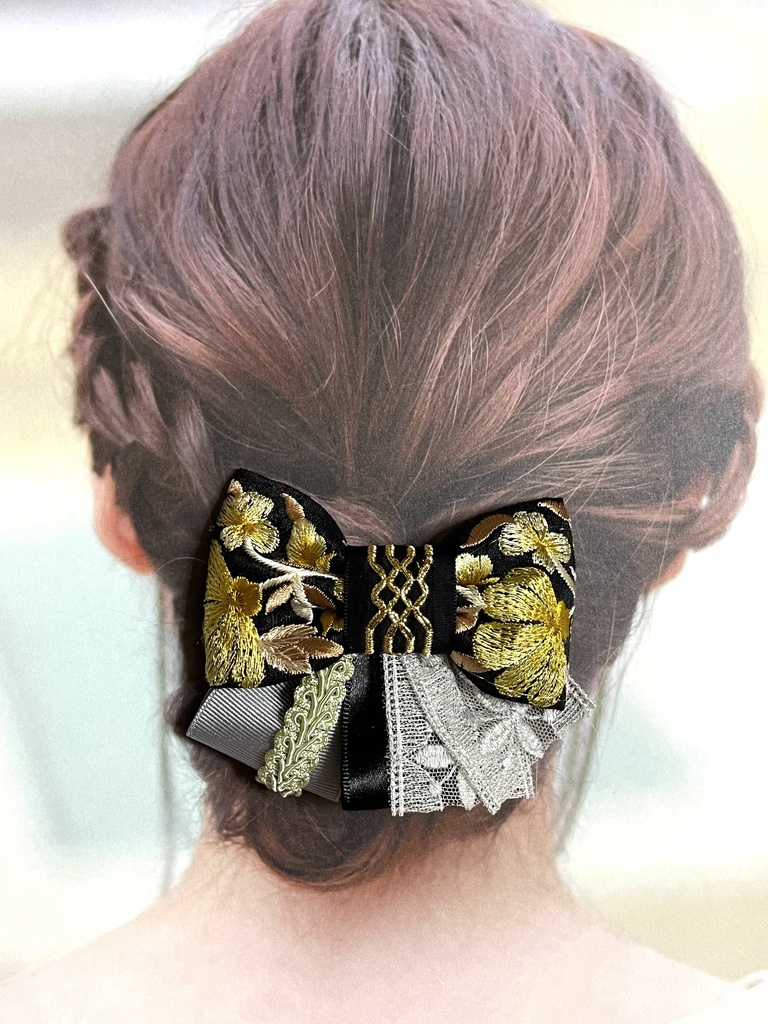 麻天狼刺繍リボン(1900円+金具)