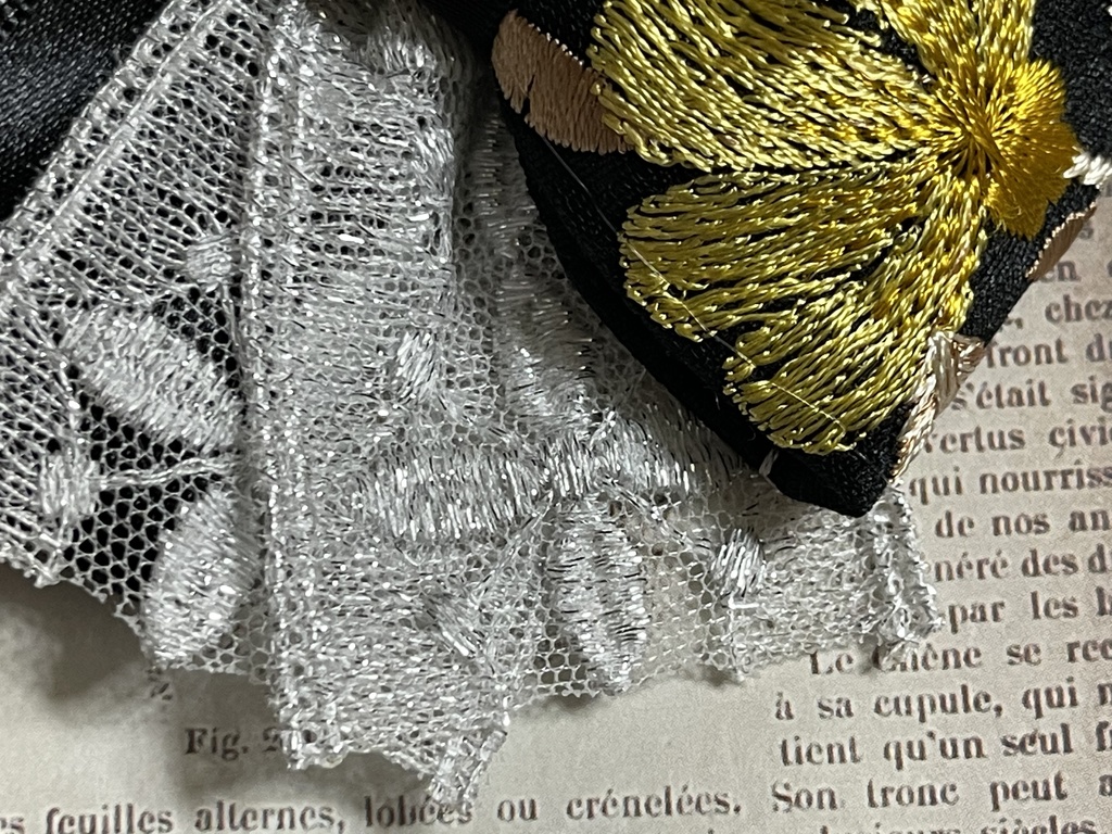 麻天狼刺繍リボン(1900円+金具)