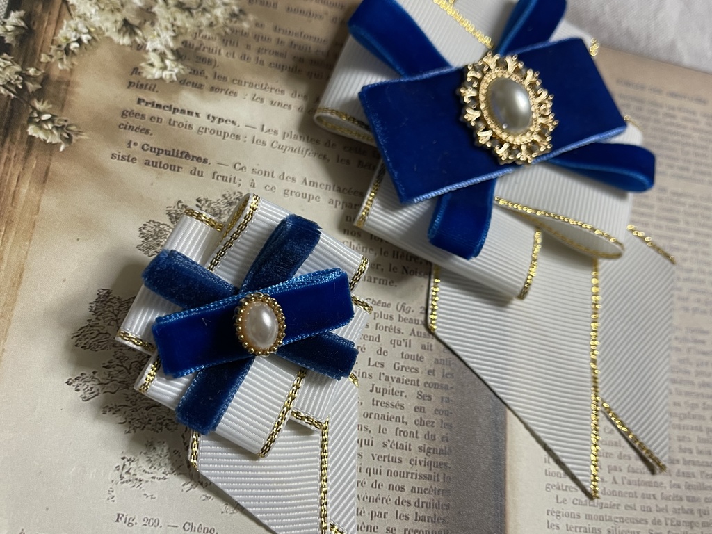 中央と南のみ❣️1200円 白まほ正装イメージ🎀(1500円+金具)