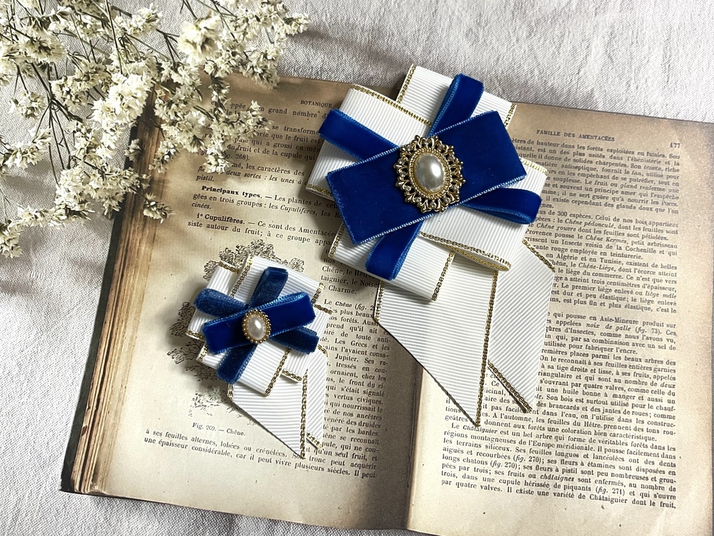 中央と南のみ❣️1200円 白まほ正装イメージ🎀(1500円+金具)