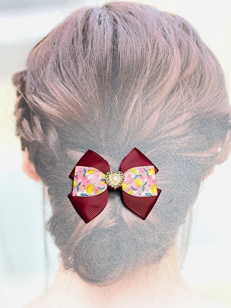 ⭐︎一燐レモンミニリボン(300円+金具)