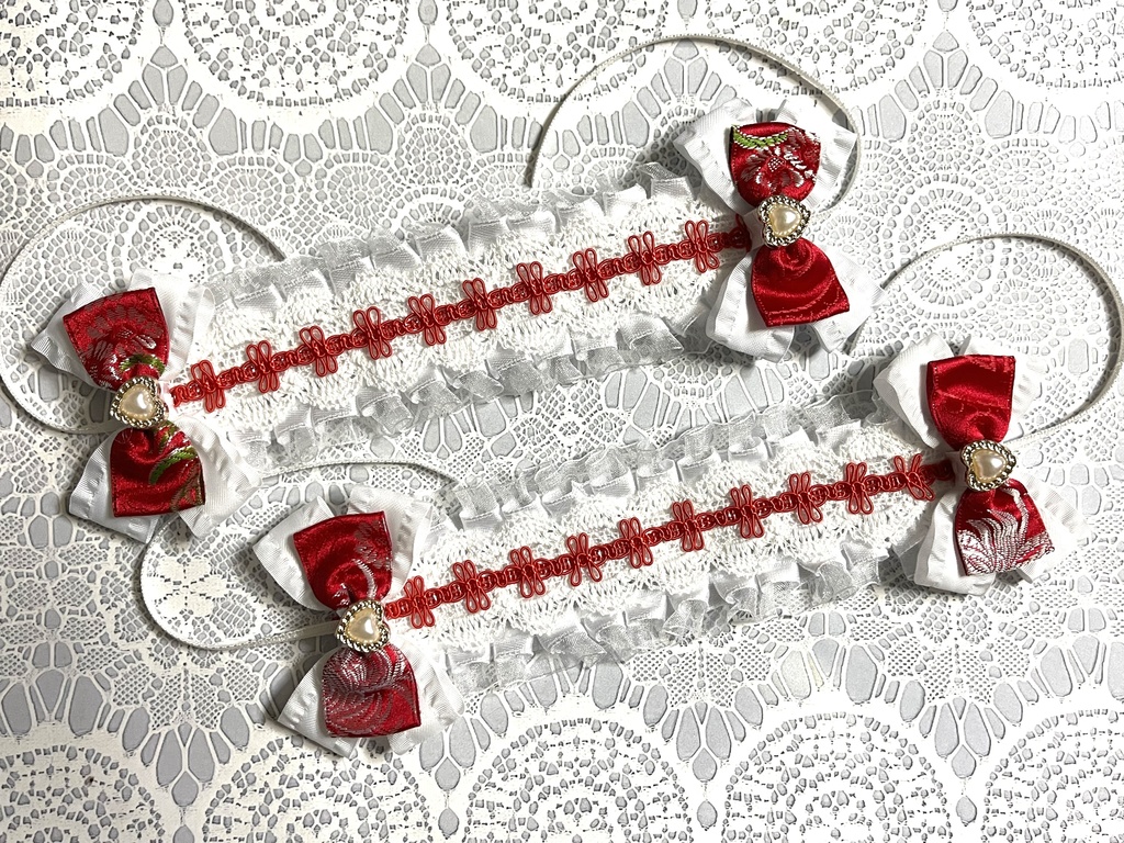 ぬい小物【チャイナ風ヘッドドレス】