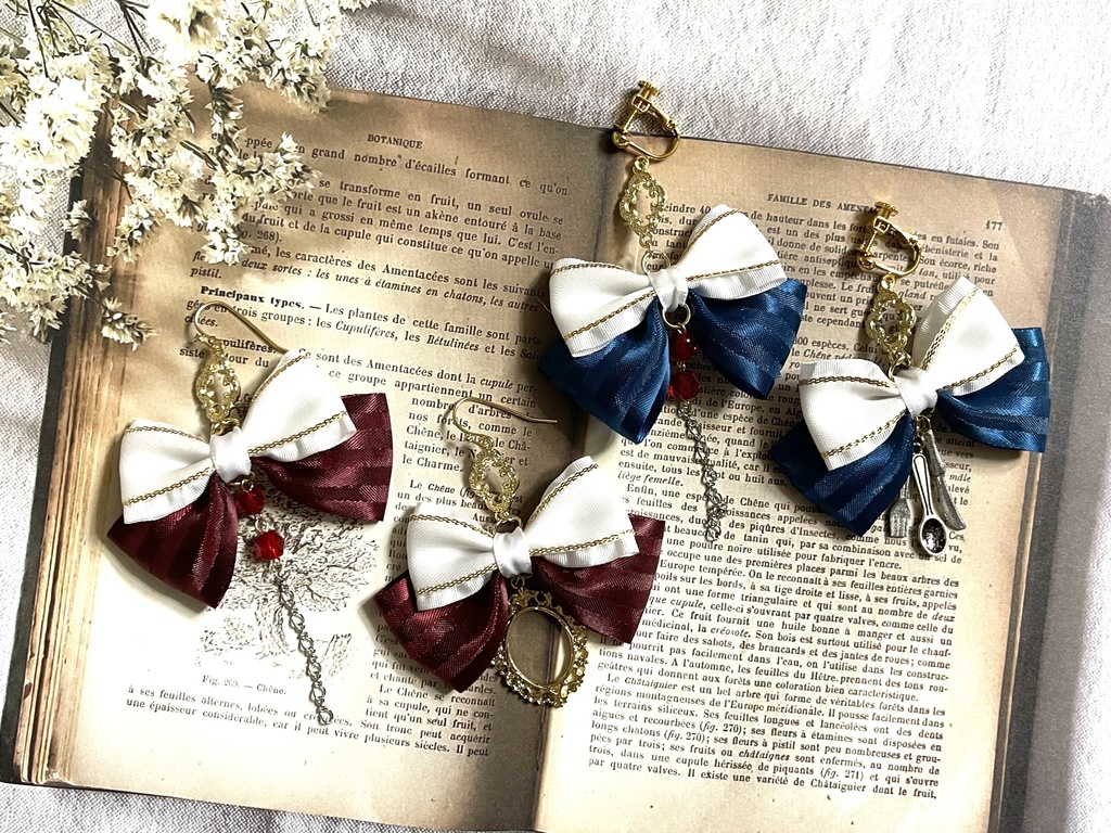 祝祭ファウスト・ネロ（ピアス900円・イヤリング1000円）