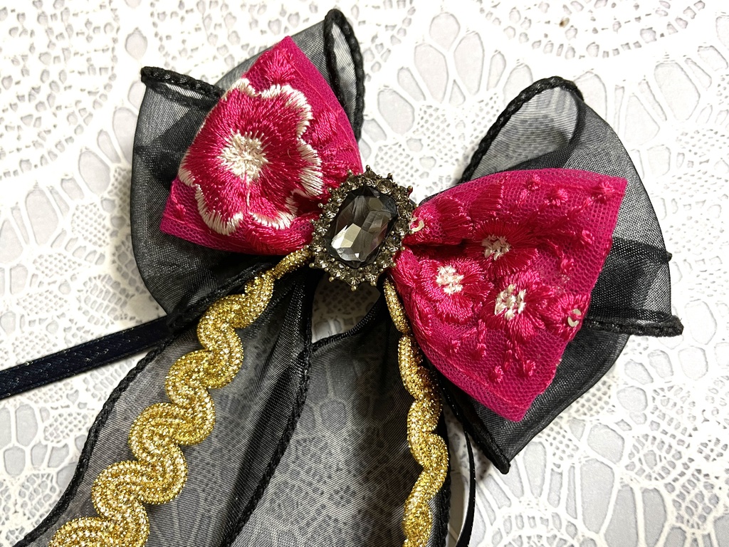 中王区リボン(1200円+金具)