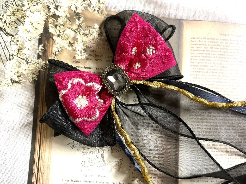 中王区リボン(1200円+金具)