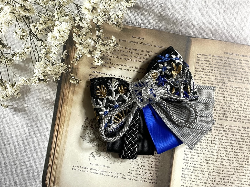 山姥切国広・山姥切長義(1900円+金具)インド刺繍リボン