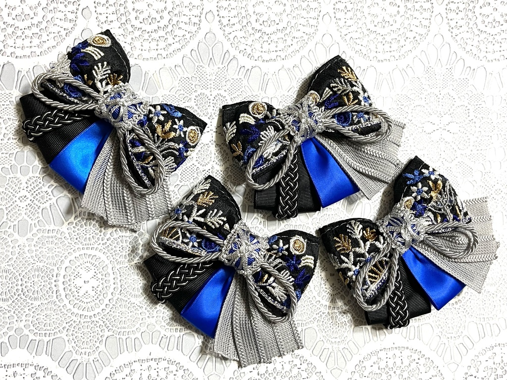 山姥切国広・山姥切長義(1900円+金具)インド刺繍リボン