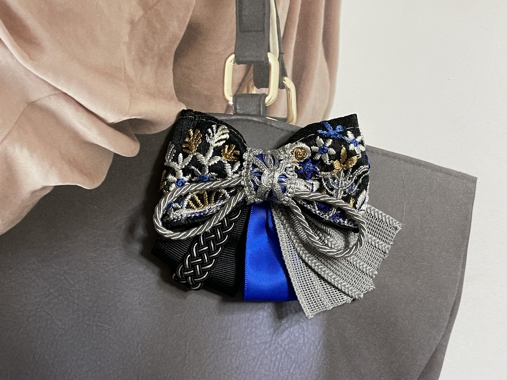 山姥切国広・山姥切長義(1900円+金具)インド刺繍リボン