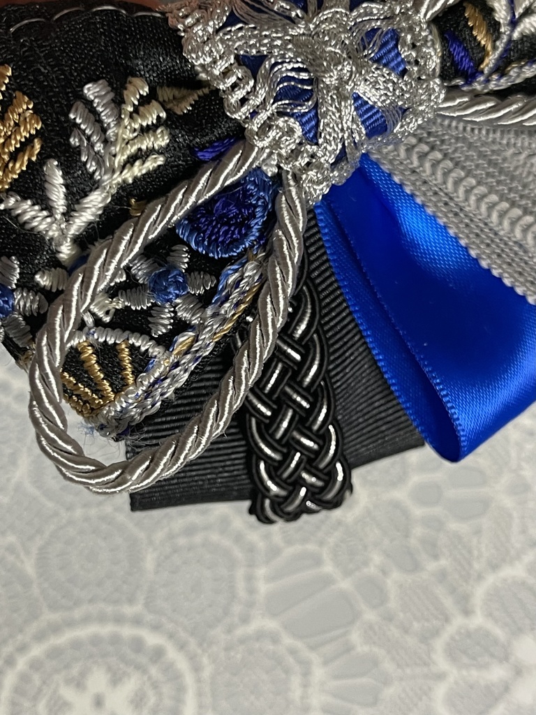 山姥切国広・山姥切長義(1900円+金具)インド刺繍リボン