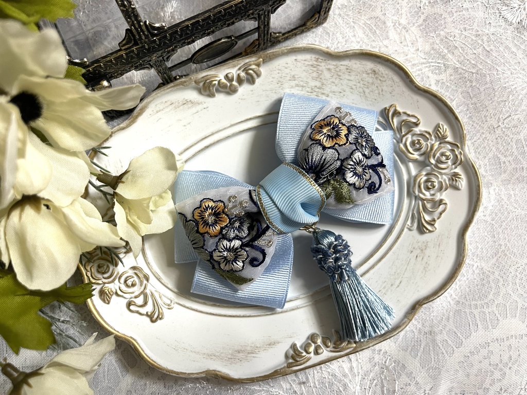 ⭐︎ヒスシノイメージリボン(800円+金具)