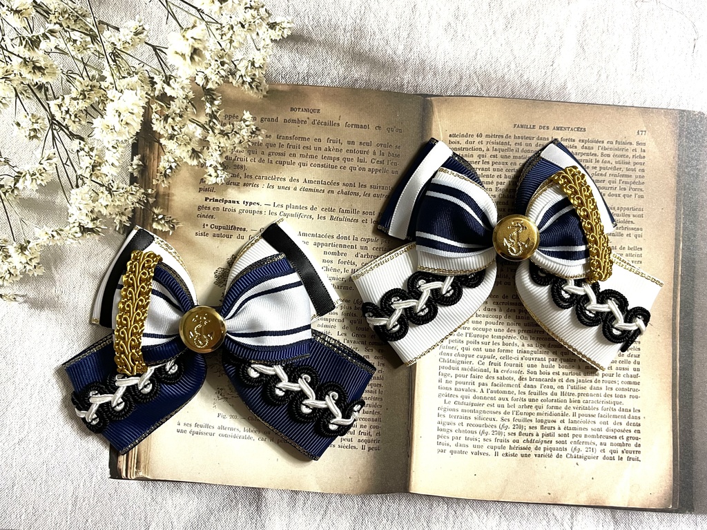 mhyk海風リボン(1200円+金具)