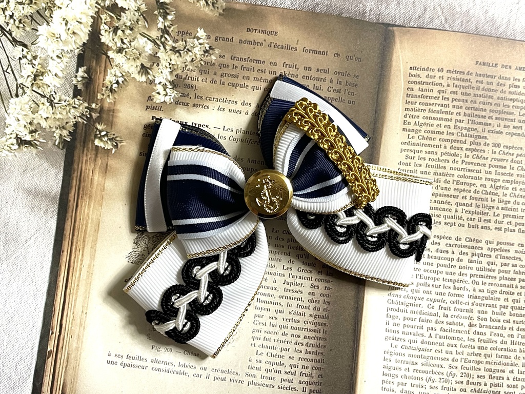 mhyk海風リボン(1200円+金具)