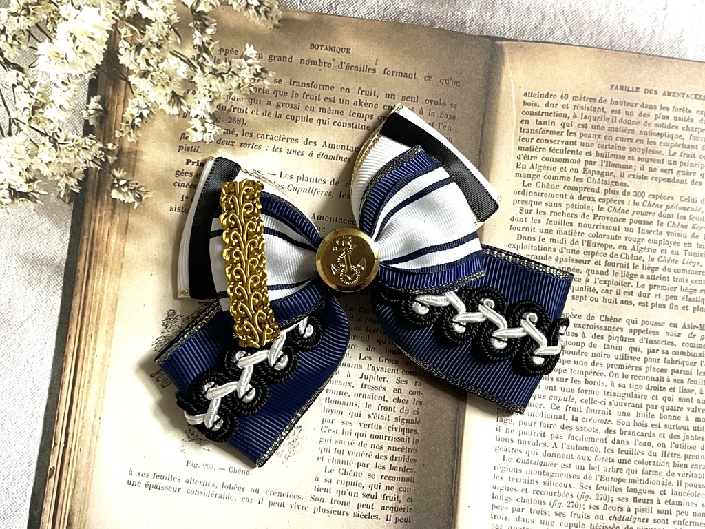 mhyk海風リボン(1200円+金具)