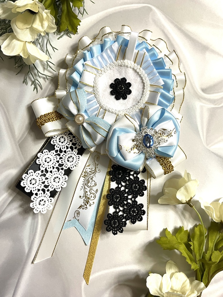 花影イメージロゼット(57〜65mm対応)