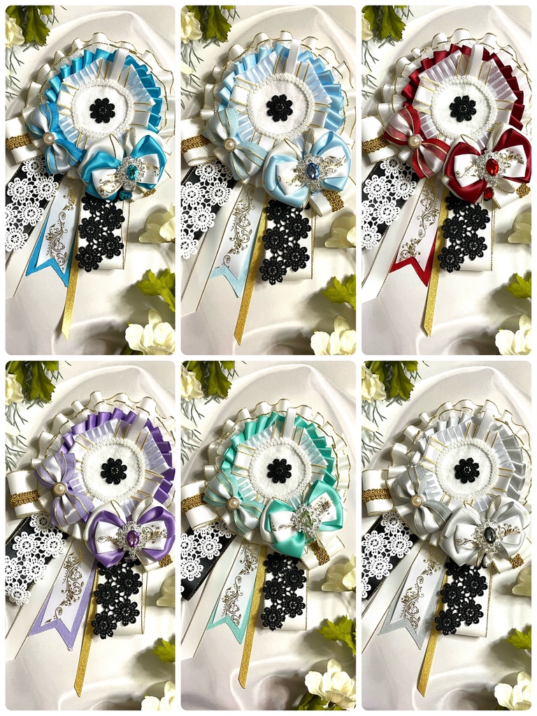 花影イメージロゼット(57〜65mm対応)