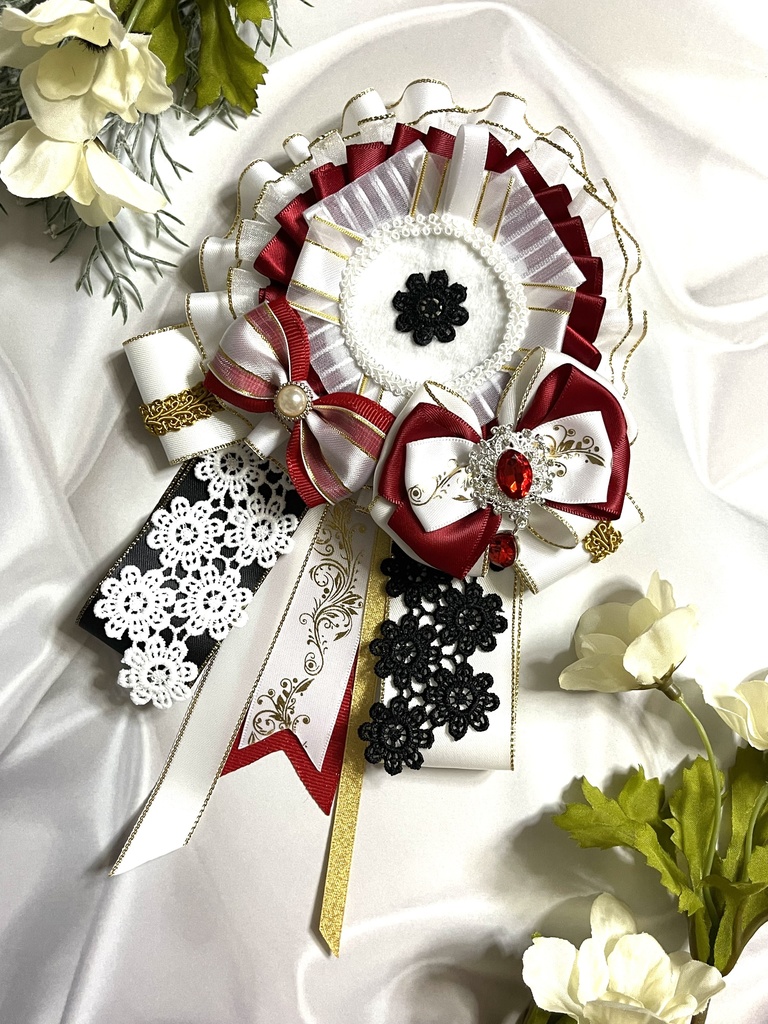 花影イメージロゼット(57〜65mm対応)