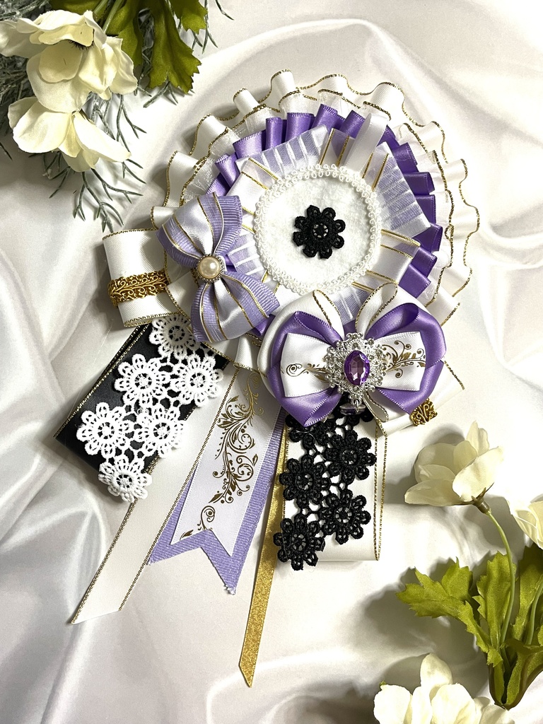 花影イメージロゼット(57〜65mm対応)