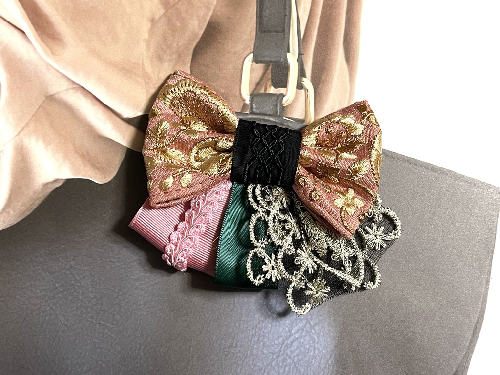 雨さん雲さんリボン(1900円+金具)