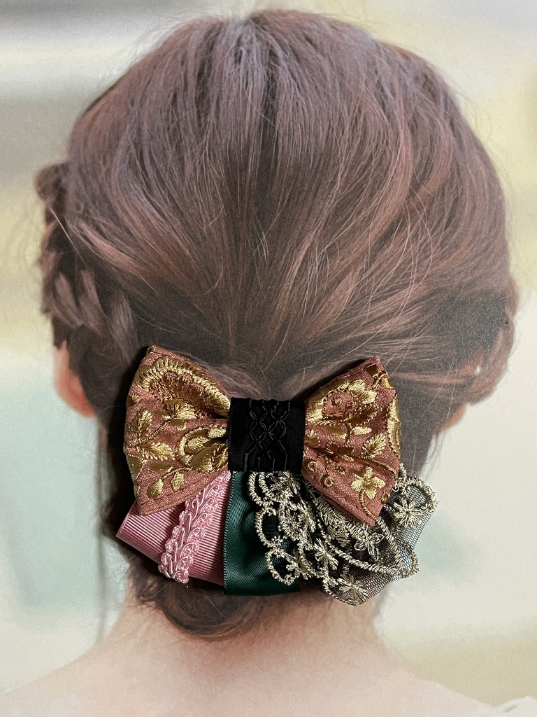 雨さん雲さんリボン(1900円+金具)