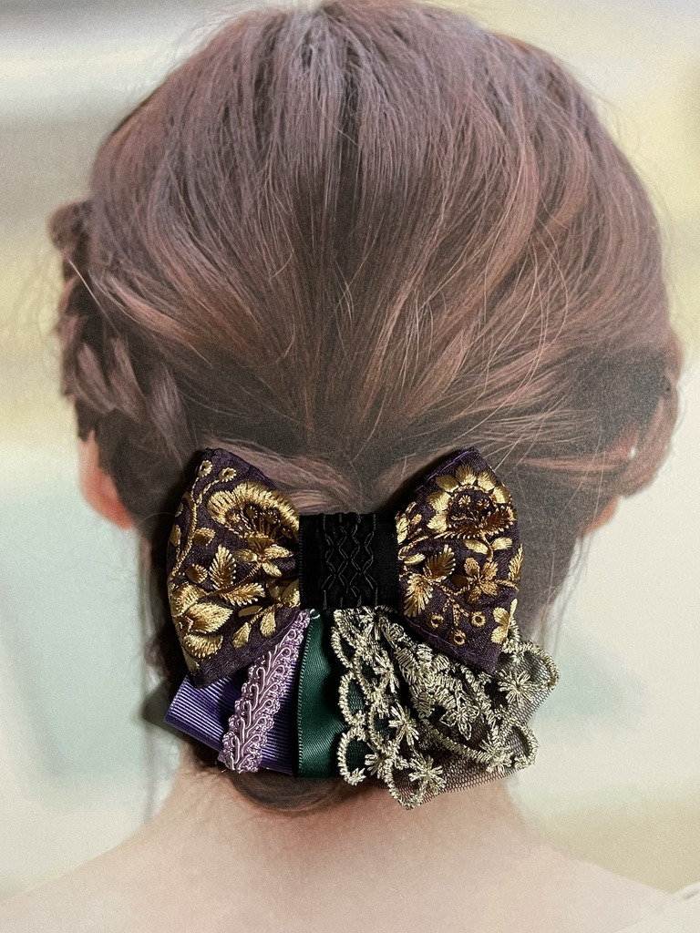 雨さん雲さんリボン(1900円+金具)