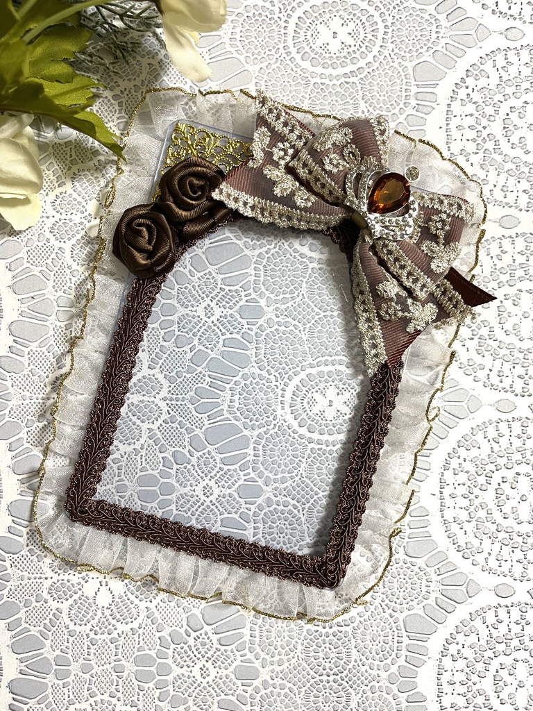 推しが窓から見てる風硬質デコケース【追加色】(A6ポスカサイズ)