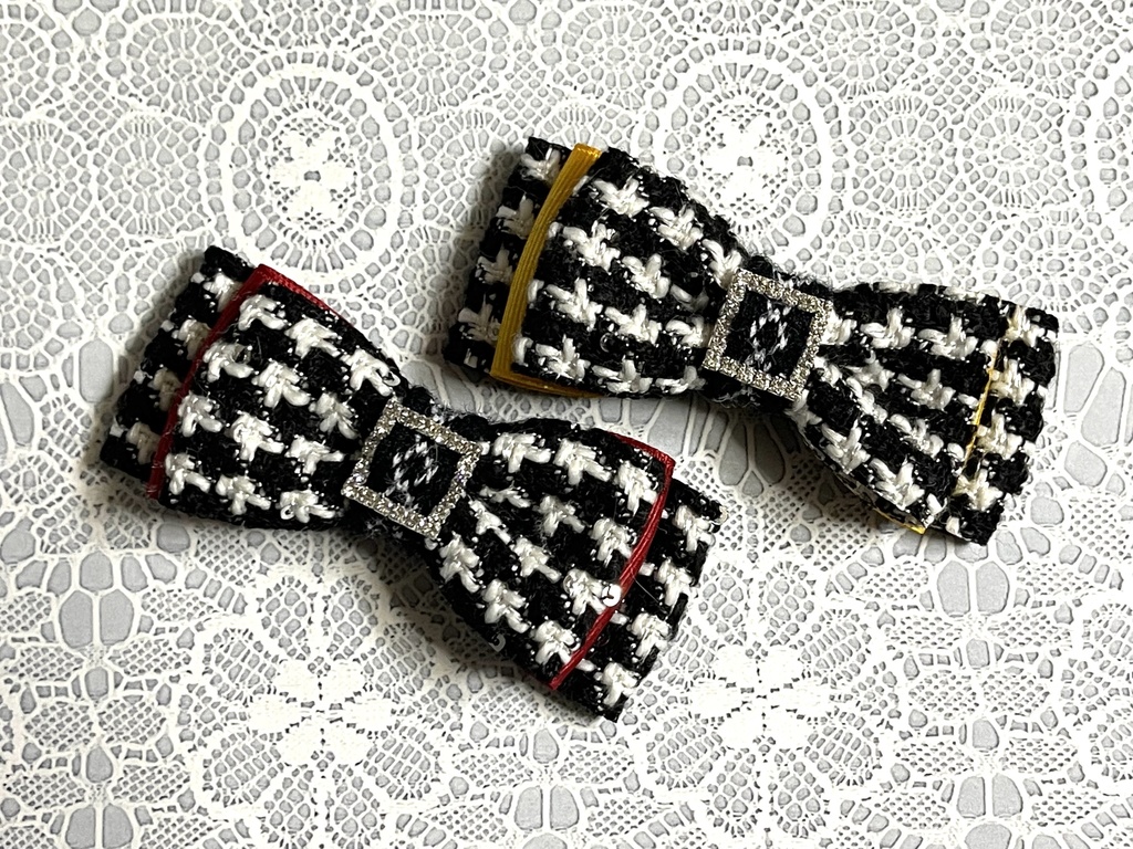 ネコチャンのご飯代にするリボン(500円+金具)