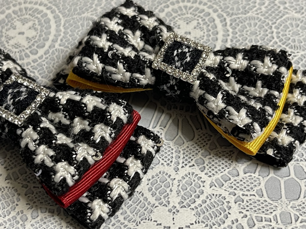 ネコチャンのご飯代にするリボン(500円+金具)