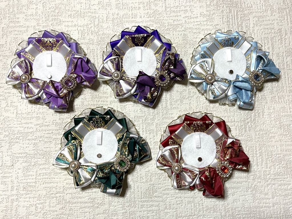 アラベスク柄ロゼット（テール無し）