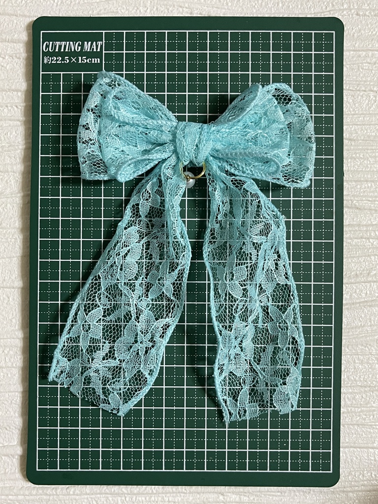 ネコチャンのご飯代にするリボン(500円+金具)