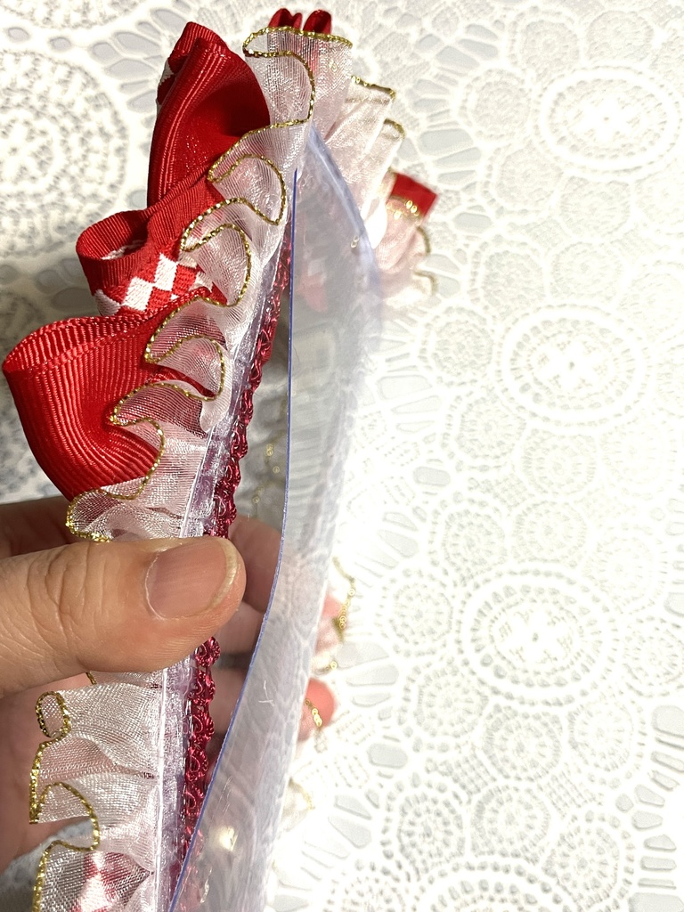 市松硬質デコケース◇◆(B7・ブロマイドサイズ)