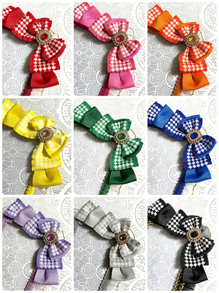 市松硬質デコケース◇◆(B7・ブロマイドサイズ)