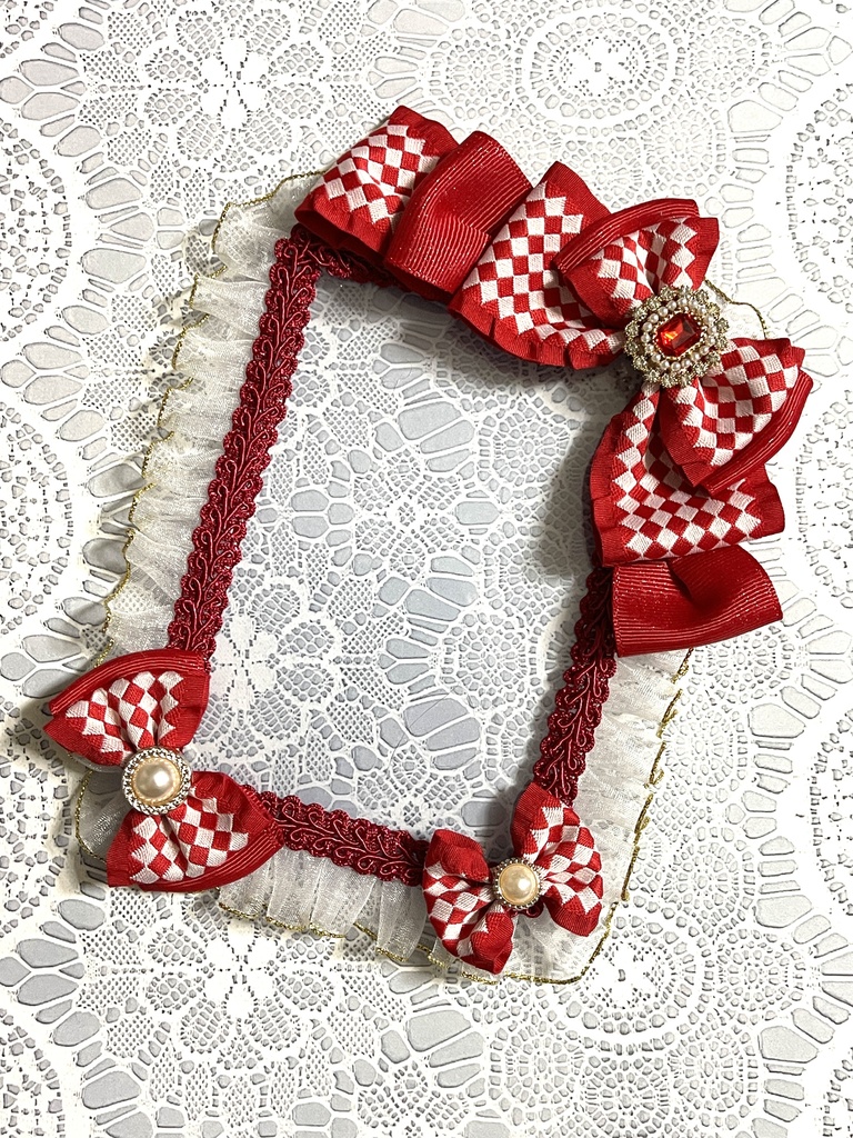 市松硬質デコケース◇◆(B7・ブロマイドサイズ)