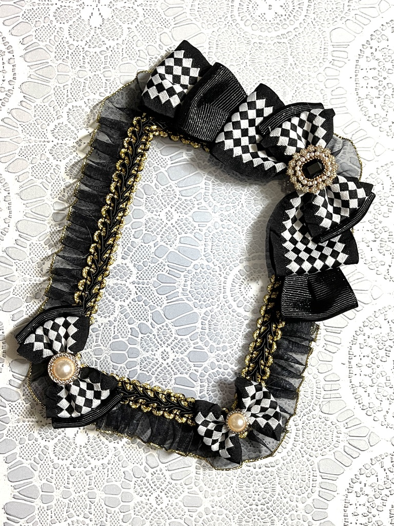 市松硬質デコケース◇◆(B7・ブロマイドサイズ)