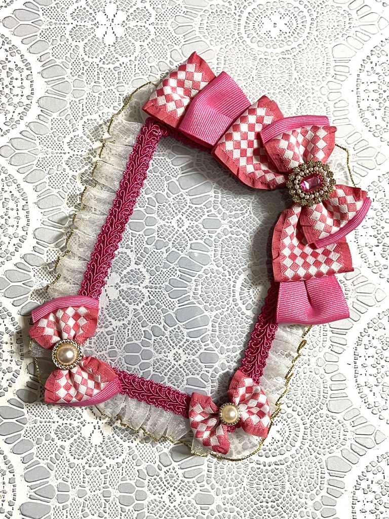 市松硬質デコケース◇◆(B7・ブロマイドサイズ)