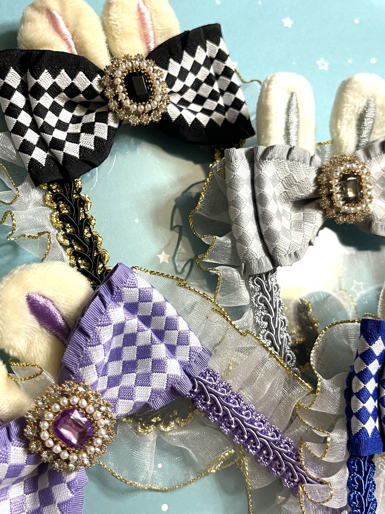 うさ耳🐰硬質デコケース(B8・トレカサイズ)