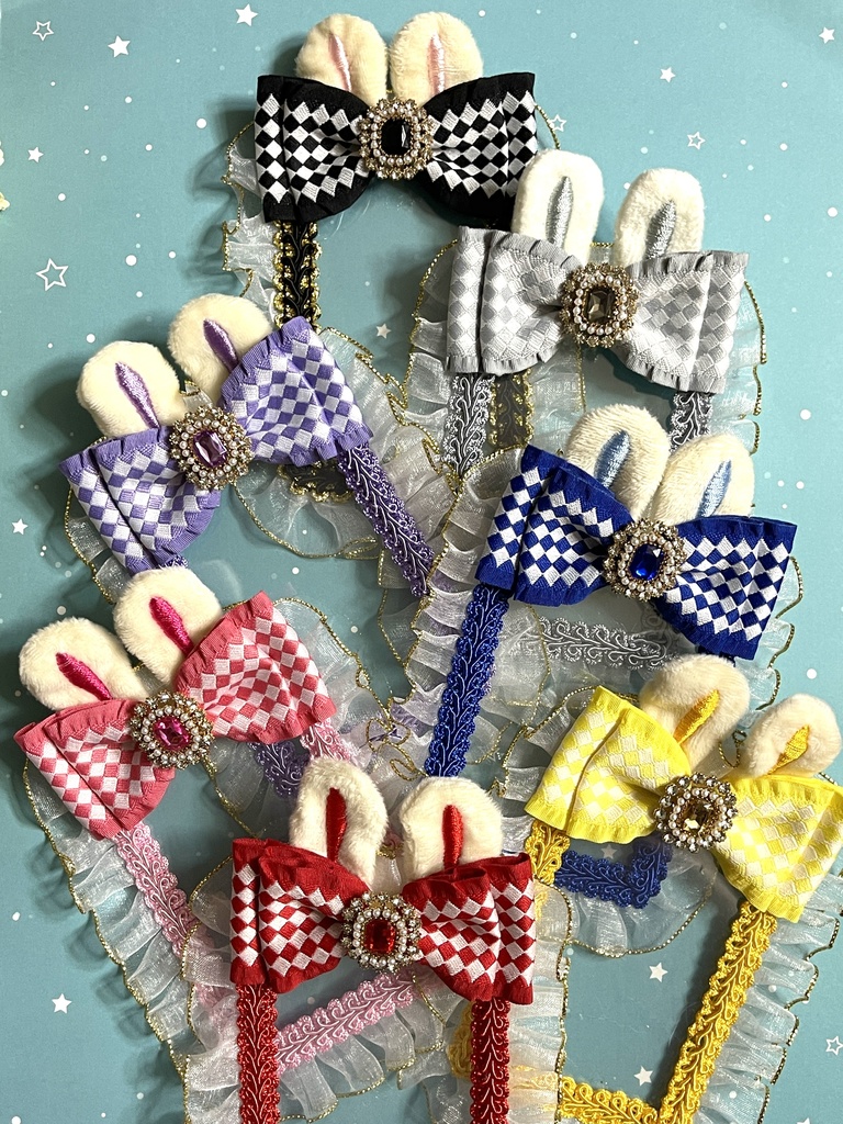 うさ耳🐰硬質デコケース(B8・トレカサイズ)