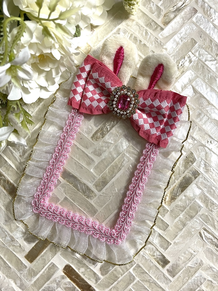 うさ耳🐰硬質デコケース(B8・トレカサイズ)