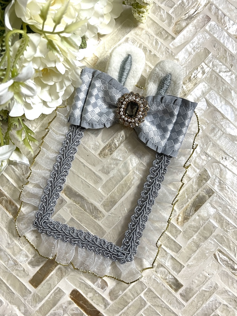 うさ耳🐰硬質デコケース(B8・トレカサイズ)