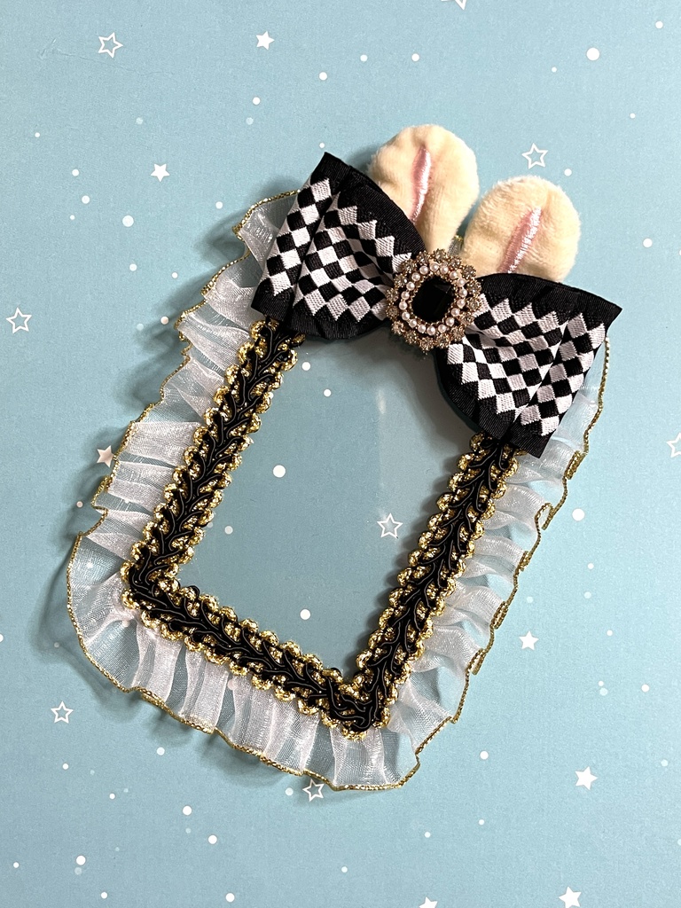 うさ耳🐰硬質デコケース(B8・トレカサイズ)