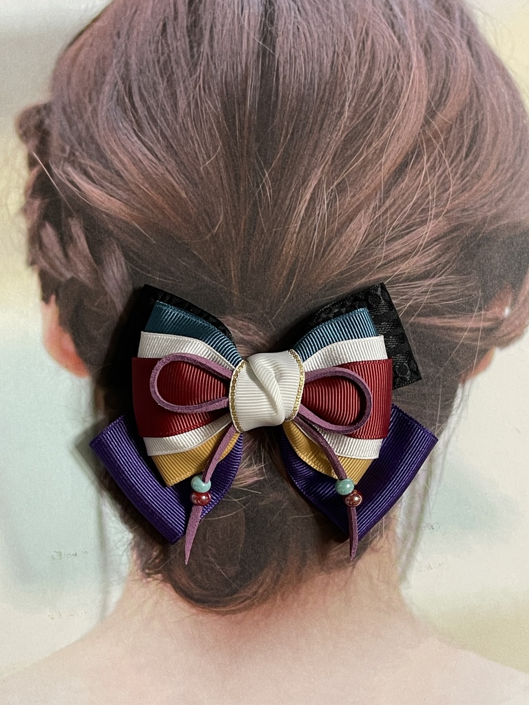 盗賊のエチュード北の国リボン(1300円+金具)