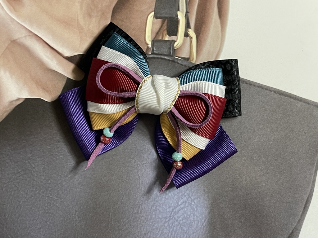 盗賊のエチュード北の国リボン(1300円+金具)