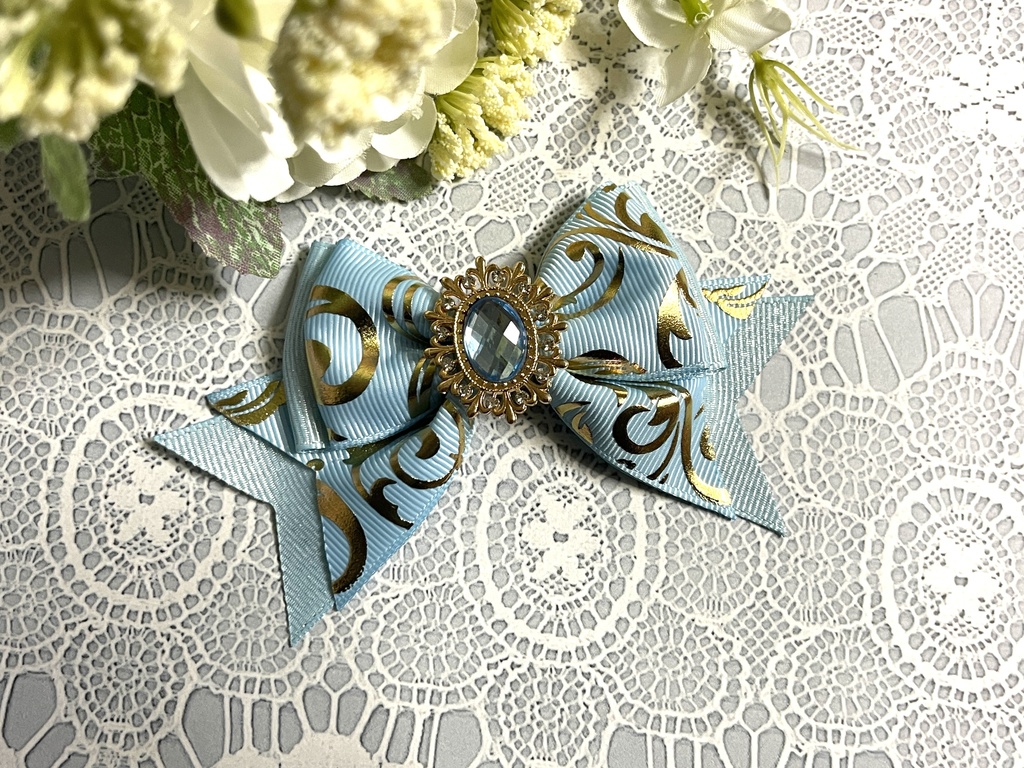 アラベスクリボン11色(600円+金具)