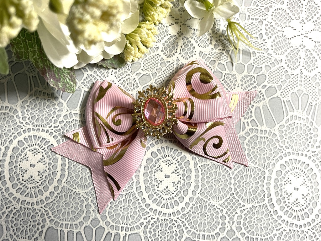 アラベスクリボン11色(600円+金具)