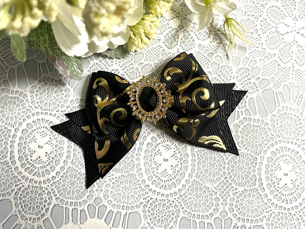 アラベスクリボン11色(600円+金具)