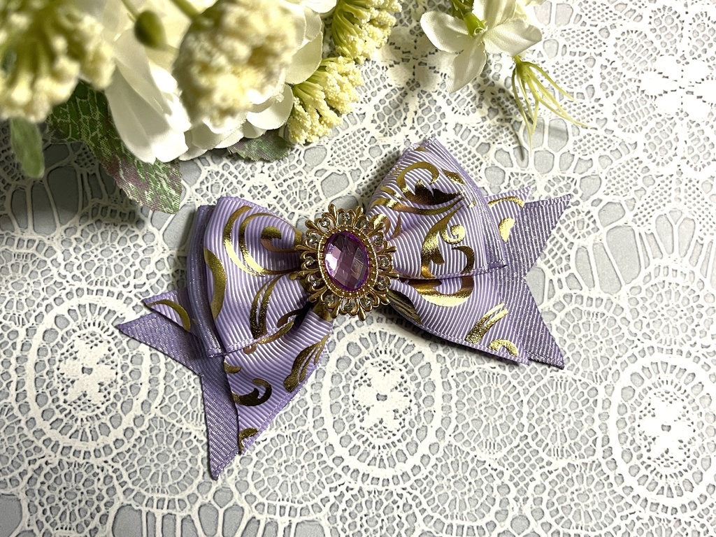 アラベスクリボン11色(600円+金具)