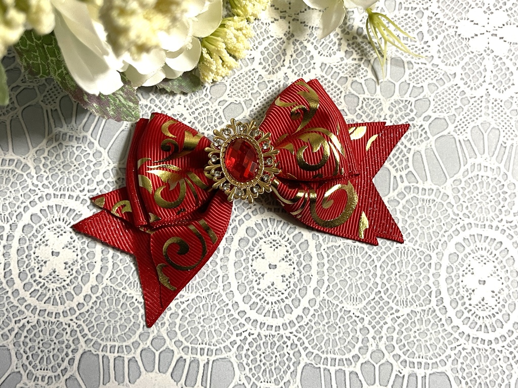 アラベスクリボン11色(600円+金具)