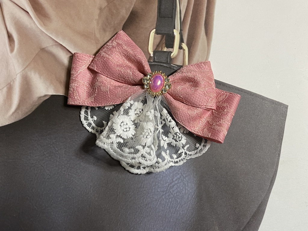 サテンレース🎀(700円+金具)